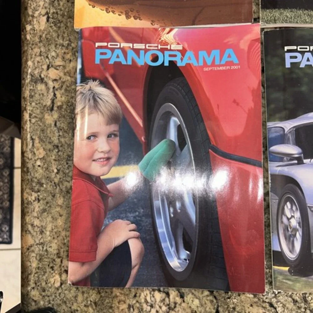PORSCHE Panorama MAGAZINE 2001 Lot of 12 FULL YEAR Club of America